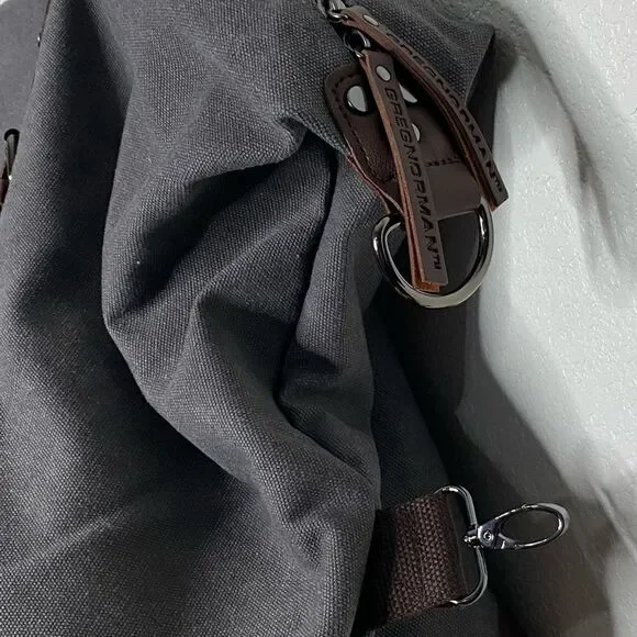 Greg Norman The Refined Traveler Dark Gray Duffel Bag NWT - Picture 6 of 6